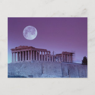 Twilight Parthenon Postkarte
