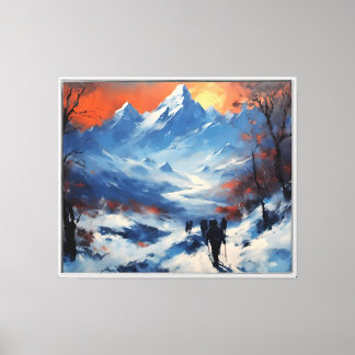 Twilight Promenade am Mt Everest Leinwanddruck