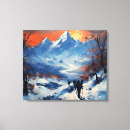 Twilight Promenade am Mt Everest Leinwanddruck