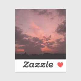 Twilight Rose Skies Aufkleber