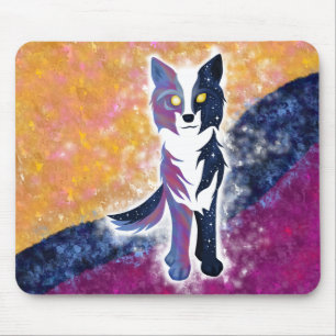 Twilight Sky Wolf Mousepad