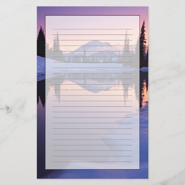 Twilight, Tarn und Crescent Moon Briefpapier (Vorderseite)