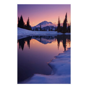 Twilight, Tarn und Crescent Moon Poster