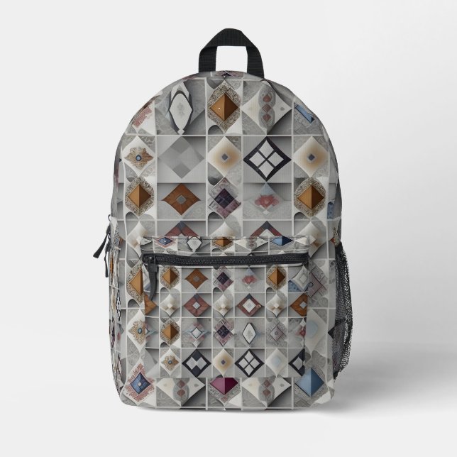Twilight Trellis Bedruckter Rucksack (Vorderseite)