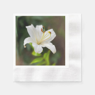 Twilight Weiße Lilie Serviette