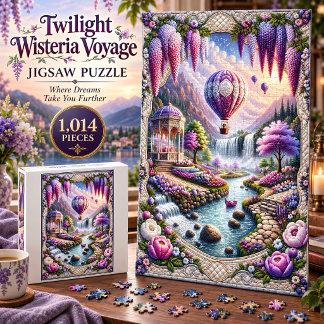 Twilight Wisteria Voyage 1.014-Teile-Puzzle Puzzle
