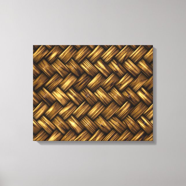Twill Weave 1 Wrapped Canvas Leinwanddruck (Vorderseite)