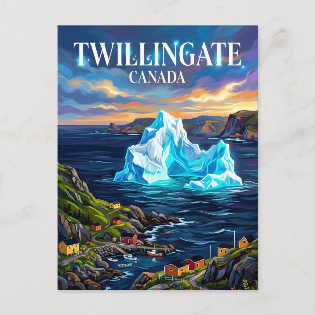 Twillingate Kanada Postkarte (Vorderseite)