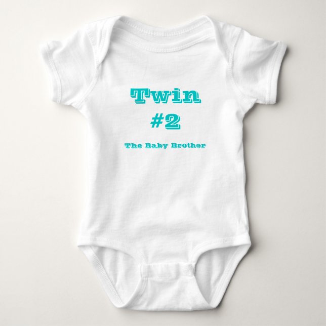 Twin#2, The Baby Brother Strampler (Vorderseite)