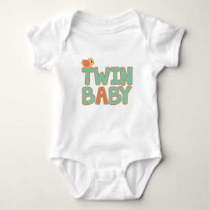 Twin Baby "A Baby Bodysuit" Baby Strampler