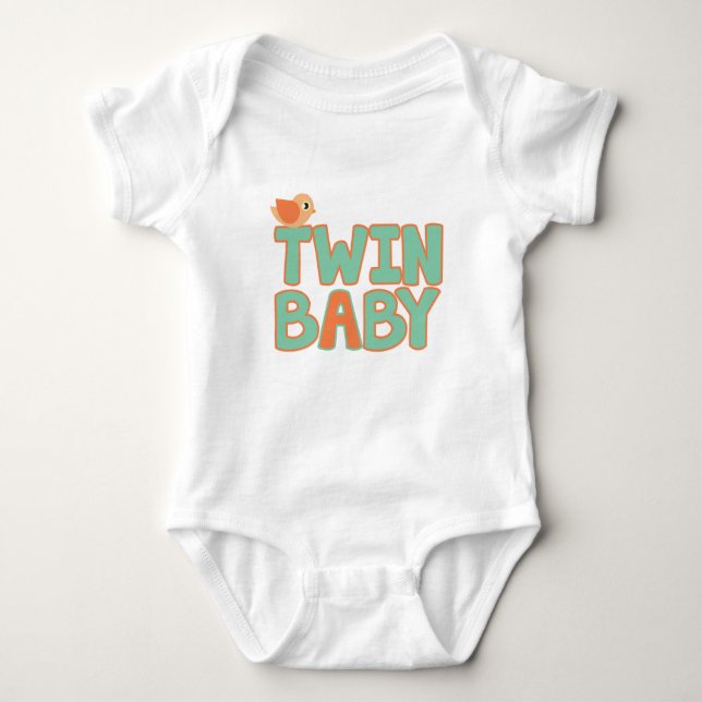 Twin Baby "A Baby Bodysuit" Baby Strampler (Vorderseite)