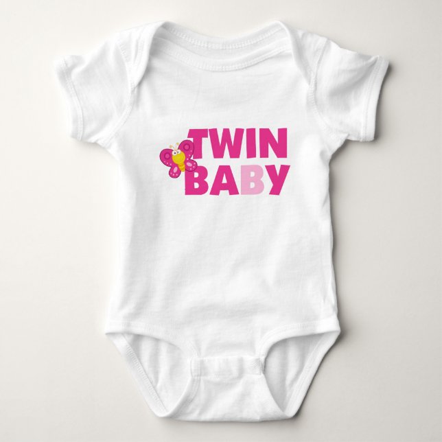 Twin Baby B Girls Strampler (Vorderseite)