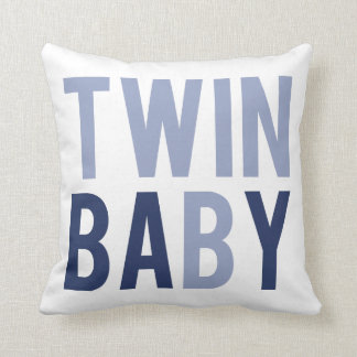 Twin Baby B Pillow Blue Kissen