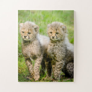 Twin Baby Cheetahs Puzzle
