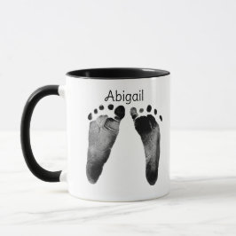 Twin Baby Footprints Tasse