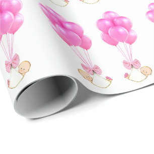 Twin Baby Girls Geschenkpapier