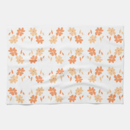 Twin Blume Teetuch - Pfirsich Geschirrtuch