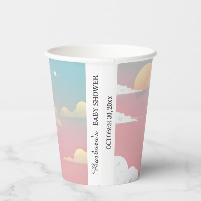 Twin Boos Halloween-Kinderdusche Pappbecher (Rechts)