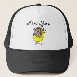 Twin Boy and Girl Junge Mutter Tshirts Truckerkappe
