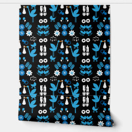 Twin Boy Stalk Delivery Blue Tapete