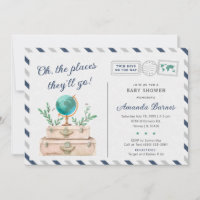Twin Boys Airline Travel Baby Dusche Gehäuse Chic