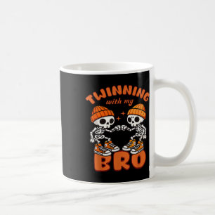 Twin Boys Twinning Halloween Beste Freundschaft Ma Kaffeetasse