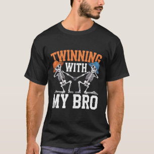 Twin Boys Twinning Halloween Beste Freundschaft Ma T-Shirt