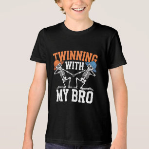 Twin Boys Twinning Halloween Beste Freundschaft Ma Tri-Blend Shirt