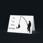 **TWIN BROTHER** GENIESSEN SIE "YOUR" GEBURTSTAG KARTE<br><div class="desc">Danke für das Anhalten bei einem meiner acht Läden</div>