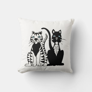 Twin Cats Cushion Kissen