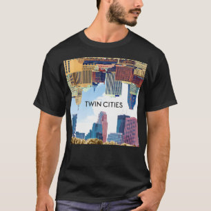 Twin Cities Minneapolis Und Saint Paul Minnesota S T-Shirt