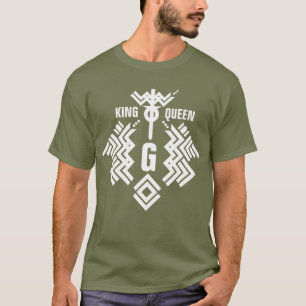 Twin Dragon Schild König&Königin T-Shirt