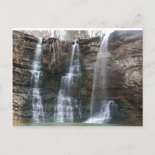 Twin Falls Arkansas Postkarte (Vorderseite)