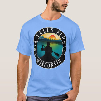 Twin Falls Flowage Wisconsin Canoeing T-Shirt