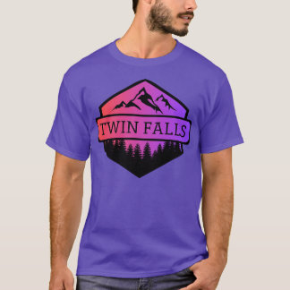 Twin Falls Idaho Mountains and Trees TShirt 2