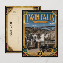 Twin Falls Idaho Vintage Art Deco Golden Age
