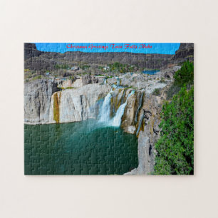 Twin Falls Idaho. Weihnachtsgrüße Puzzle