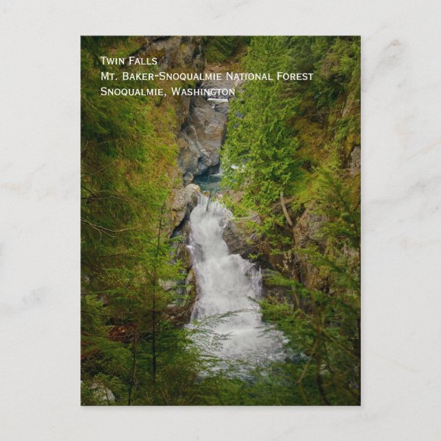 Twin Falls Postcard Postkarte (Vorderseite)