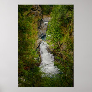 Twin Falls Print Poster