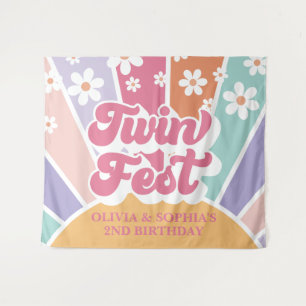 Twin Fest Rainbow Sunshine Wandteppich