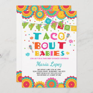 Twin Fiesta Babydusche Invite Taco Bout Babys Einladung