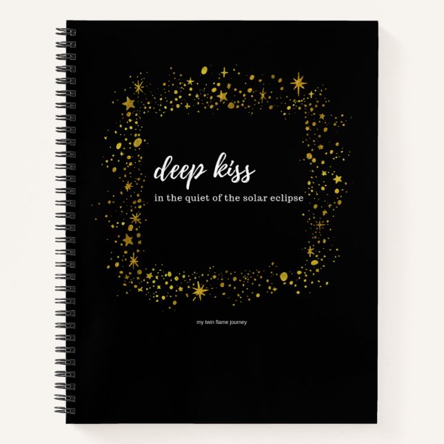 Twin Flame Journal-Notebook Notizbuch (Vorderseite)