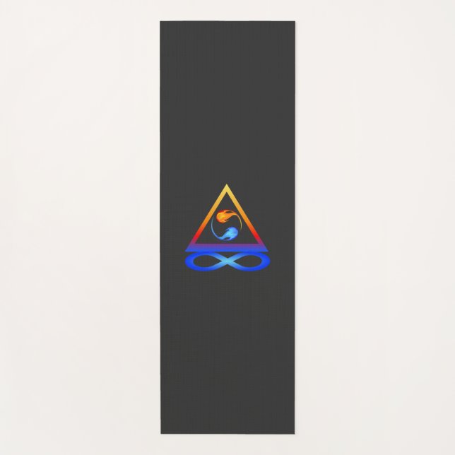 Twin Flame Symbol Yogamatte (Vorderseite)
