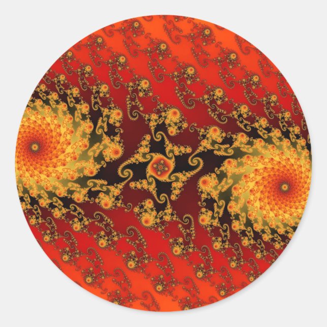 Twin Flames Aufkleber (Vorderseite)