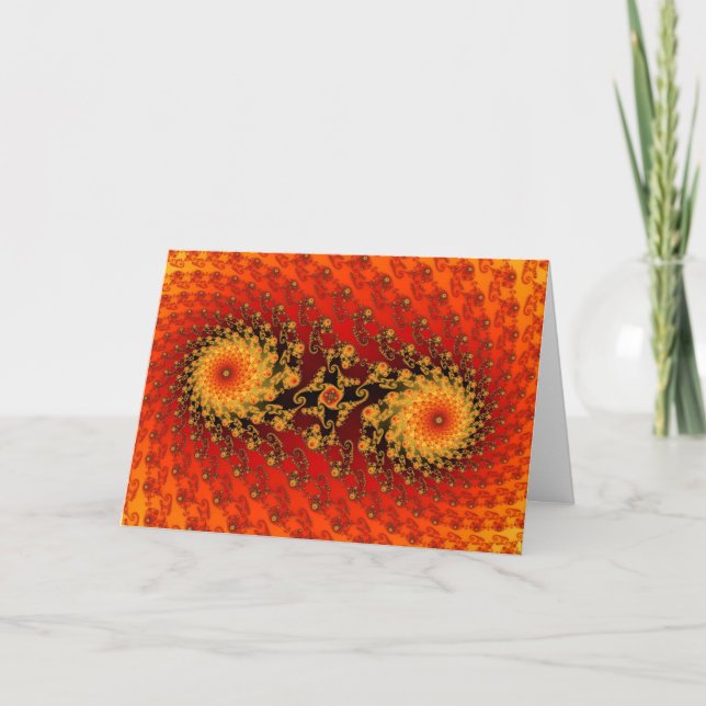 Twin Flames Greetings Card Karte (Vorderseite)