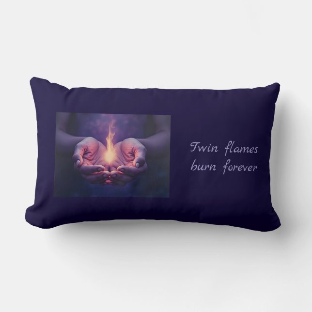 Twin Flames Lendenkissen (Vorderseite)