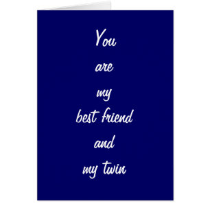 TWIN GEBURTSTAG=BESTE FREUNDE UND GRÖSSTE SESSUNG