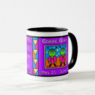 Twin Gemini Martians Tasse