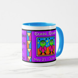 Twin Gemini Martians Tasse