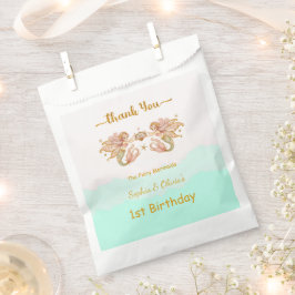 Twin Girls' Fairy Mermaid Birthday Geschenktütchen